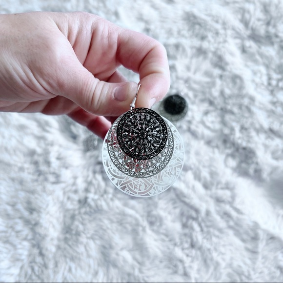 3 Pair Misc. Brand Metal Dangle Earrings | Boho | Super Light | Lot of 3 | NWOT - Picture 5 of 11